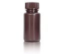 60mL PP Reagenzienflasche und Kappe' Breite Öffnung' Bernstein ' Unsteril50Stück/Beutel' 10Beutel/Karton