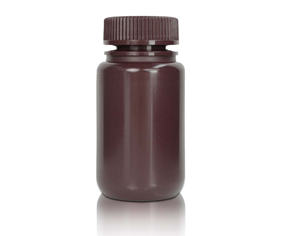 125 mL PP Reagent Bottle and Cap‚ Wide Mou th‚ Amber ‚ Non-Sterile
25pieces/bag‚ 10bags/carton