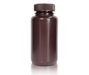 250mL PP Reagenzienflasche und Kappe' Breite Mündung' Bernstein ' Unsteril20Stück/Beutel' 10Beutel/Karton