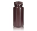 500mL PP Reagenzienflasche und Kappe' Weithals' Bernstein ' Unsteril10Stück/Beutel' 10Beutel/Karton