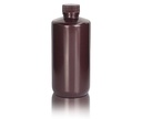 500mL HDPE-Reagenzienflasche und Deckel' Enghals' Bernstein' Unsteril10Stück/Beutel' 10Beutel/Karton
