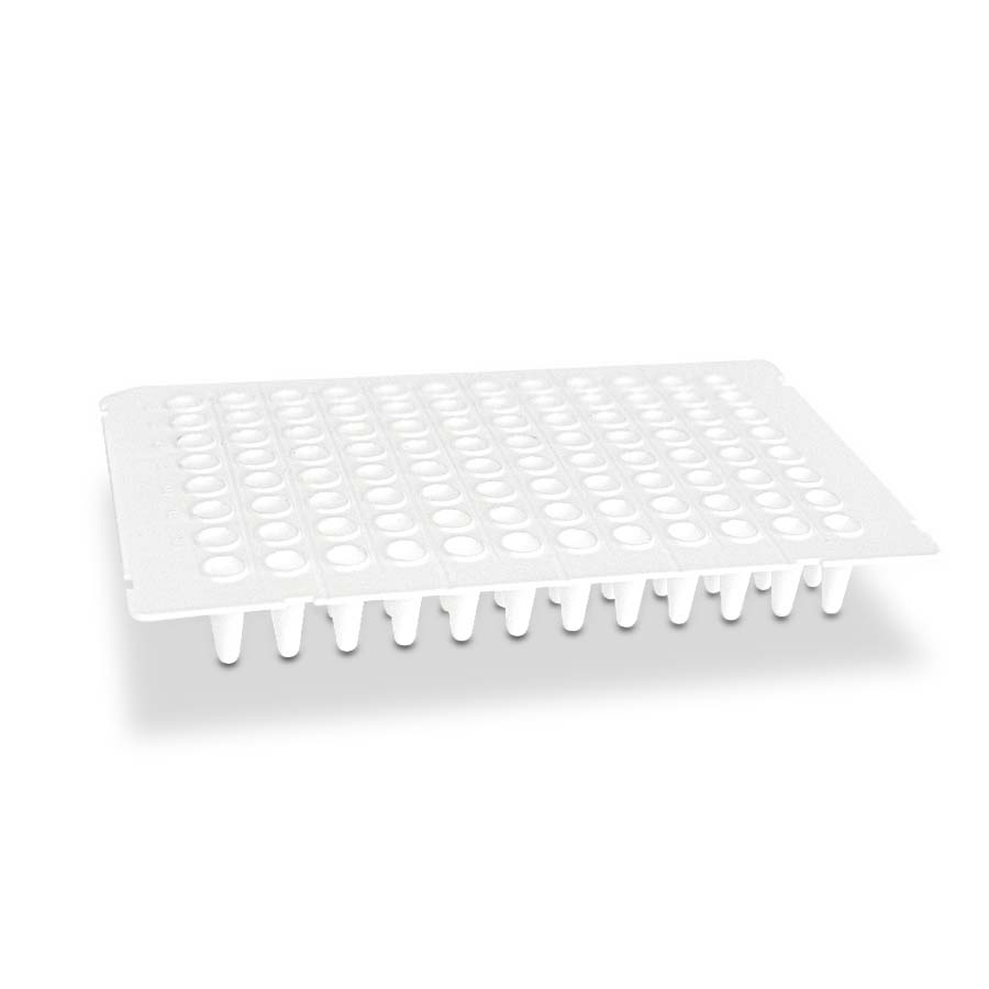 0.1 mL 96-Well PCR Plate‚ No Skirt‚ Flat deck‚ White‚ Non-Sterile
5 pieces/bag‚ 5 bags/pack‚ 6packs/carton