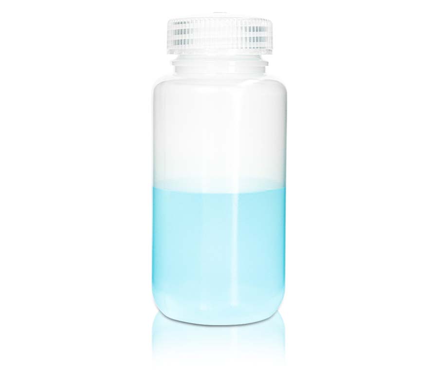 250 mL PP-Reagenzienflasche und Deckel' Weithals' Transluzent' Unsteril20 Stück/Beutel' 10 Beutel/Karton