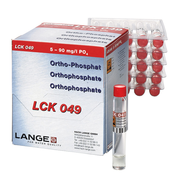 Hach LCK049 Orthophosphate cuvette test 1.6-30 mg/L PO4-P