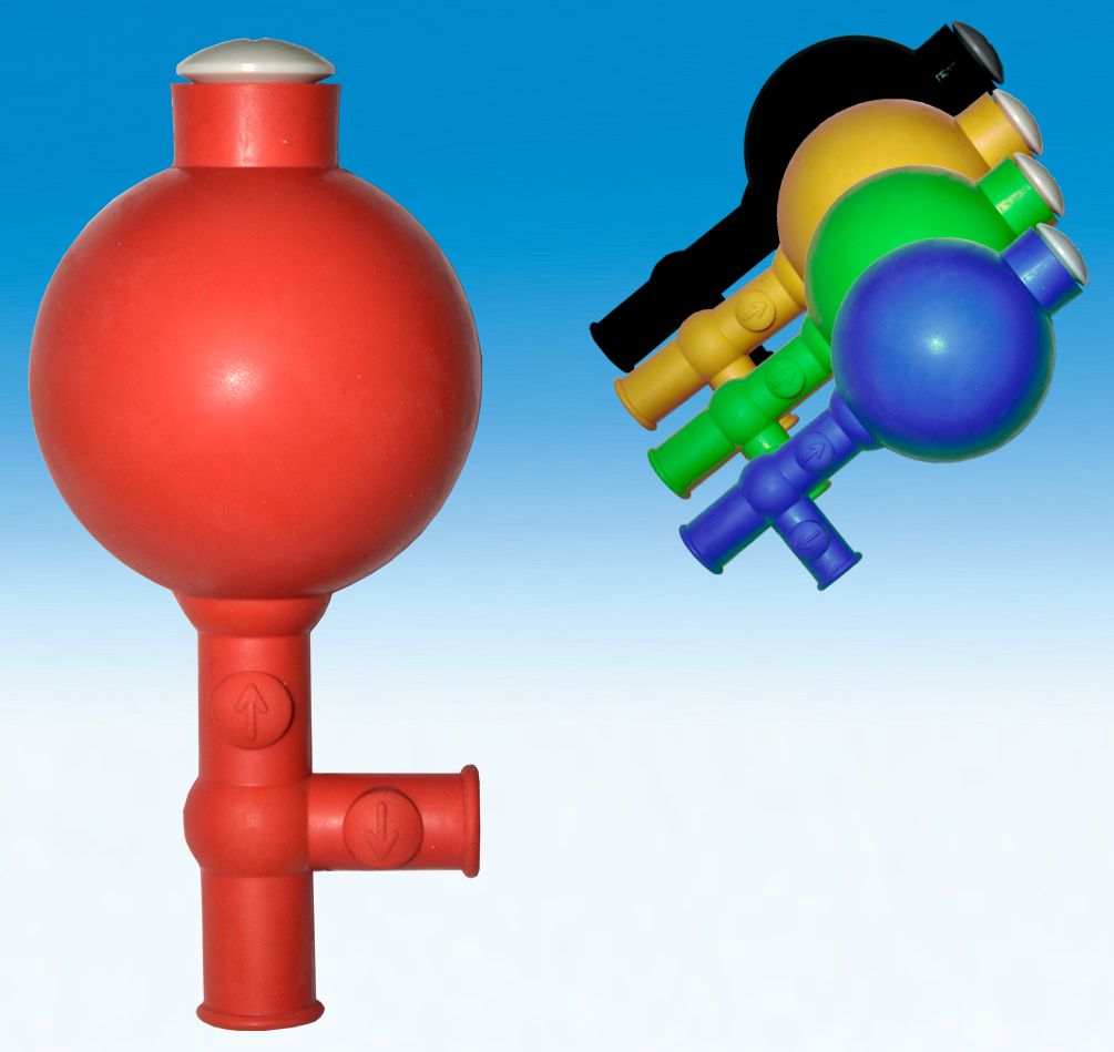 Pipettierhilfe Pipettierbälle für Pipetten bis 10ml, gelb