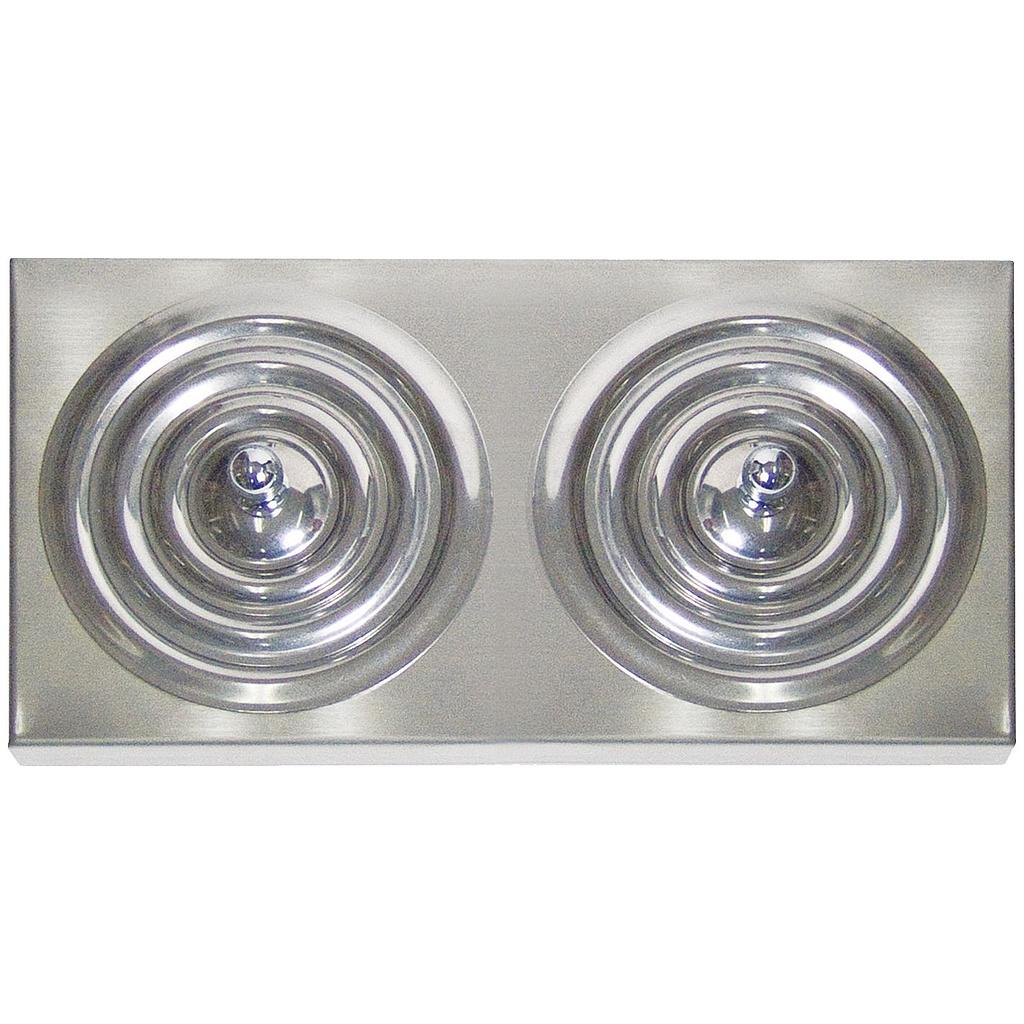 Lid with concentric ring cover set, 2 pcs. for water bath 6 Liter
