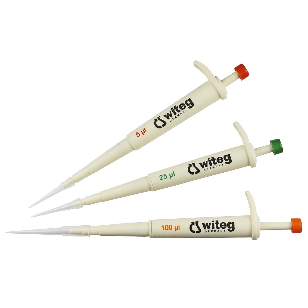 WITOPET mini, 100 µl, Fix-Volumen Pipette 