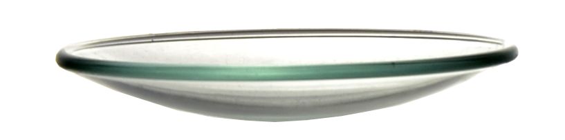 (5 600 070) Abdampfschalen, Ø - 70 mm, Uhrglasform,   dünnwandig, Rand  rschmolzen, Soda-Glas,     