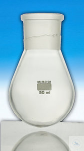 [0 655 002 K] (0 655 002 K) Verdampfer-Kolben, 2.000 ml, NS 29/32,  Birnenform, zentriert, 160 x 235 mm,  starkwandig, beschichtet,    