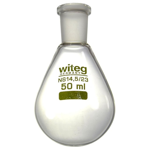 [0 658 050] (0 658 050) Birnenkolben, 50 ml, NS 14/23,  zentriert, Rundboden,    