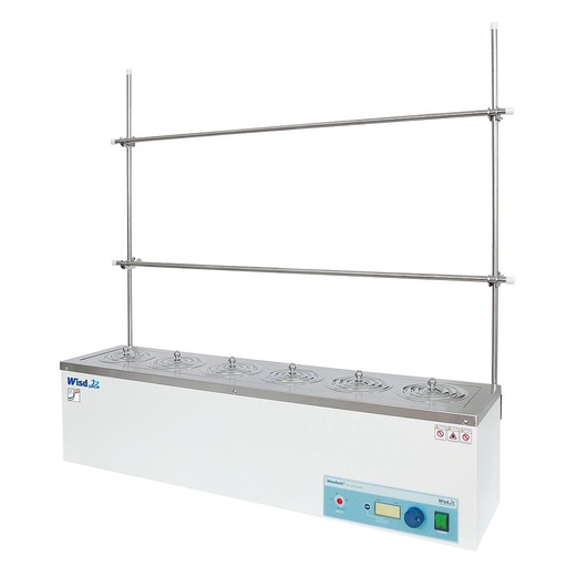 [DH.WEB01006] Reihenwasserbad WEB-6 Extraktionswasserbad 6 Plätze bis 100°C ±0,2°C
