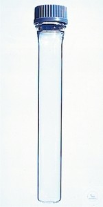 [2 446 130] Hybridization bottle 38 x 300 mm, with GL 45  cap and silicone sealing, borosilicate glass
