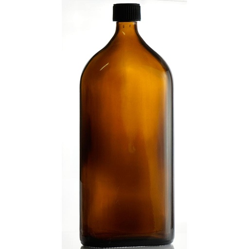 [5 891 125] CULTURE BOTTLES, MEPLAT, 125 ML, AMBER GLASS,  WITH DIN-SCREW THREAD, COMPLETE WITH SCREW CAP,  PACK = 55 PCS