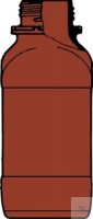 [5 898 050] (5 898 050) VIERKANTFLASCHEN, WEITHALS, 50 ML, GL 32, KLARGLAS,   DIN-GEWINDE, OHNE AUSGIESSRING U. STAUBSCHUTZKAPPE    
