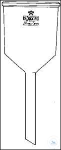 [2 365 041] (2 365 041) Filtriervorstoß, I-Ø 41 mm, Stiel Ø 10 mm,  für Filtertiegel: 30 ml, Gummimanschette: A-Ø 41 mm