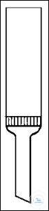 [2 374 032] Filter tube, Allihn, 30 ml, P2  disc-dia. 20 mm, stem-dia. 10 mm