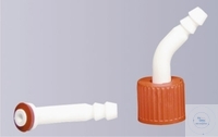 [2 386 105] Hose connection, bent, with  gasket, made of polypropylene