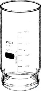 [2 387 102] (2 387 102) Filtrieraufsatz mit Gewinde,  Inhalt 250 ml, für Platte 50 mm Dia.
