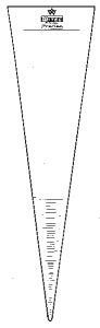 [2 932 000] (2 932 000) Imhoff-Sedimentiergefäß mit NS-Hahn  1000 ml, grad., Marke bei 1000 ml