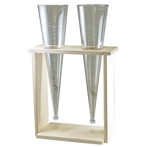 [2 939 001] Wooden stand for sedimentation cones, 4 places