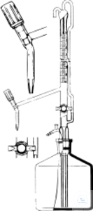 [3 114 908] (3 114 908) PELLETBUERETTEN DIN B,  100ML:0,2 M.PTFE-ZWISCHENHAHN.  SEITL. VENTILHAHN,MIT PTFE  SPINDEL,2 LTR.FL.BRAUN EINGEFÄRBT,  OHNE DRUCKBALL.    