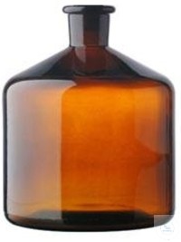 [3 156 100] (3 156 100) Vorratsflasche für Büretten, 1000 ml,   NS 29/32, Braunglas, Kalk-Soda-Glas