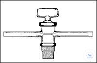 [0 200 001] Einweghähne, mit massivem NS-Küken,  mit KAPILLAR-Ansätzen, Bohrung: 1,6 mm,  NS 12,5, DIN 12541  