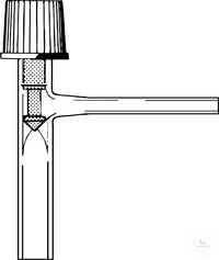 [0 290 904] (0 290 904) Eck-Vakuum-Ventil, mit PTFE-Spindel und  PTFE-ummantelter O-Ring-Dichtung,  Bohrung: 0 - 4 mm, 10 x 110 mm