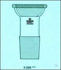 [0 520 029] Übergangsstück von NS-Kern  auf Kugelschliff-Schale,  NSK 29/32, KSS 35/20
