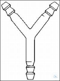 [2 864 013] Y-connection tubes with serrated ends   length 50mm, d. 10 mm