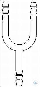 [2 864 023] U-connection tubes with serrated ends   length 50mm, d. 10mm