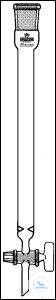 [2 127 003] CHROMATOGRAPHIESÄULEN,  MIT HUELSE NS 29/ 32,  NS-HAHN,  VENTIL UND PTFE-SPINDEL,  30 X 600 MM, 130 ML, B: 2,5 MM  