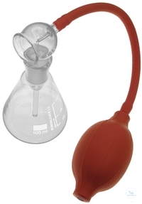 [2 147 100] (2 147 100) Zerstäuber für Chromatographie,  mit Erlenmeyerkolben, 100 ml, NS 14/23 (Kugelkopf),  mit Gummidruckball