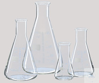 [5 506 025 B] Erlenmeyer-flasks, narrow neck,   borosilicate-glass, 25 ml,    