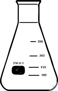 [5 506 250 B] (5 506 250 B) Erlenmeyer-Kolben, enghalsig, 250 ml,  Borosilikatglas,    