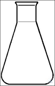 [8 606 500] ERLENMEYER-KOLBEN, ENGHALS,  AUS QUARZ,M. BÖRDELRAND,  DIN 12380, 500 ML, 96 X 180 MM 