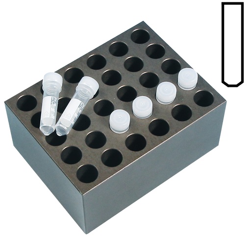 [DH.WHB521335] Heizblock, Typ BLT335, 30 Plätze, für Röhrchen Ø 13 mm