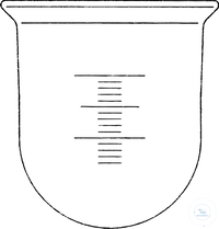 [0 861 685] Reaktionsgefaess 10000 ml, LF150, runder Boden,  graduiert, Borosilikat glas, A.Ø 225 mm, Hoehe 435 mm