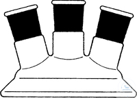 [0 942 529] (0 942 529) Aufsatz, DN 150, MH 29/32, 2 schraege SH 15°   NS 29/32, Borosilikatglas