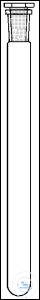 [2 580 003] (2 580 003) Reagenzgläser, hergestellt aus DURAN Rohr,   mit NS-PE-Stopfen, Rundboden, 17 x 220 mm,   NS 14/23, ungraduiert,  VE = 10 Stück