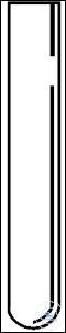 [4 925 006] Einmal-Kulturröhrchen ohne Rand, 16 x 160 mm,  AR-Glas, runder Boden, Wandstärke  0,8 mm, ungraduiert,   Pack = 250 Stück
