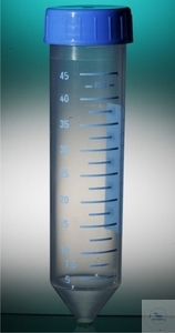 [5 487 212] Centrifuge tubes with screw cap, 50 ml,  graduated, 30 x 115 mm, conical,  sterile, autoclavable, made of PP,  Case = 25 pcs.