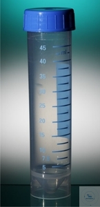 [5 487 214] Zentrifugenröhrchen, mit Schraubkappe,  aus PP, autoklavierbar, 50 ml, steril,  bis 122°C thermisch belastbar, graduiert,  konisch, selbststehend, 30 x 115 mm,  Pack = 100 Stück 