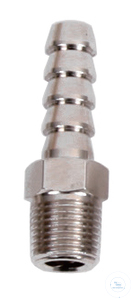 [00829 167300-63] Hose barb 1/4inch, 6.4mm, 1/8PT, for alle vacuum pumps, made of brass