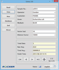 [00829 175330-12] Software for Colony Counter Galaxy 330,   add, delete, print, export (english) 