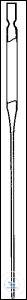 [4 100 230] Pasteurpipetten, Einmalgebrauch,  Gesamtlänge/Spitze: 230/120 mm, Typ: lang,  Pack  = 250 Stück
