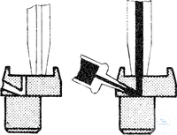 [4 200 050] Ersatzteil für Blutsenkungsapparat,   nach Westergren, Einfüllstopfen aus Gummi