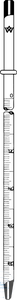 [4 235 001] (4 235 001) Blutsenkungspipetten, n. Westergren-Adler,  mit Wulst, Klarglas, 300 mm