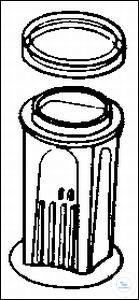 [4 650 000] (4 650 000) Färbetrog nach Coplin,  für 10 Objektträger, 76 x 26 mm