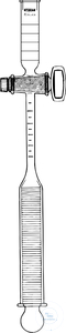 [4 710 000] (4 710 000) UREOMETER NACH BARRON,MIKRO-AUSFÜHRUNG,  DIFFICO-GRAD.,TEILUNG UNTER DEM HAHN 0-1 ML:0,01,  TEILUNG ÜBER DEM HAHN 0-5 ML:1,SAUGKOLBEN 10 ML    